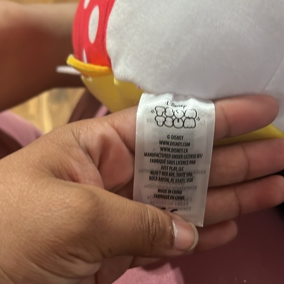 Disney Tsum Tsum Minnie Mouse Plush 8.5" Stuffed Toy Red Bow Polka Dots Soft - Picture 4 of 4